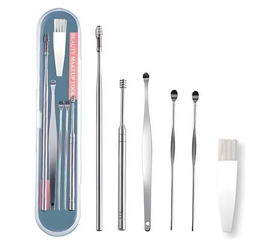 EarEase Pro 6-Piece Stainless Steel Ear Cleaning Kit